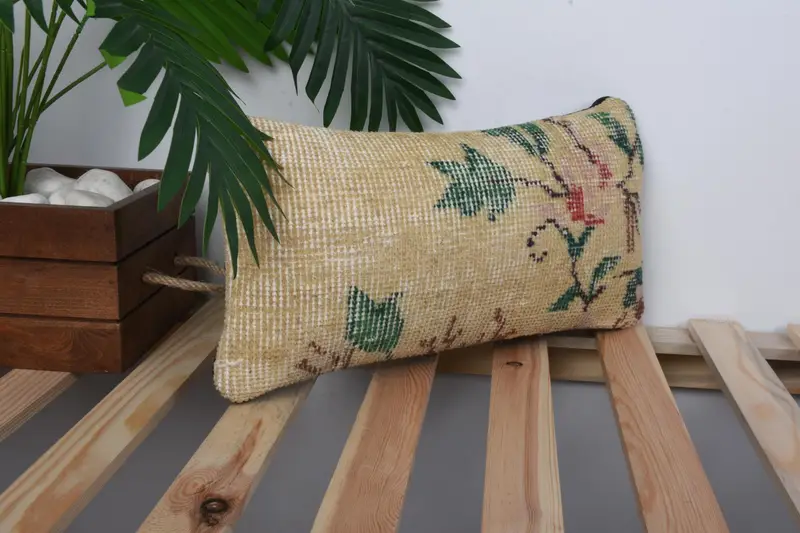 Bolster Pillow Case, 8x16 Yellow Cushion, Pillow Case, Interior Designer Pillow, Pillow for Couch, Home Decor Pillow - 4