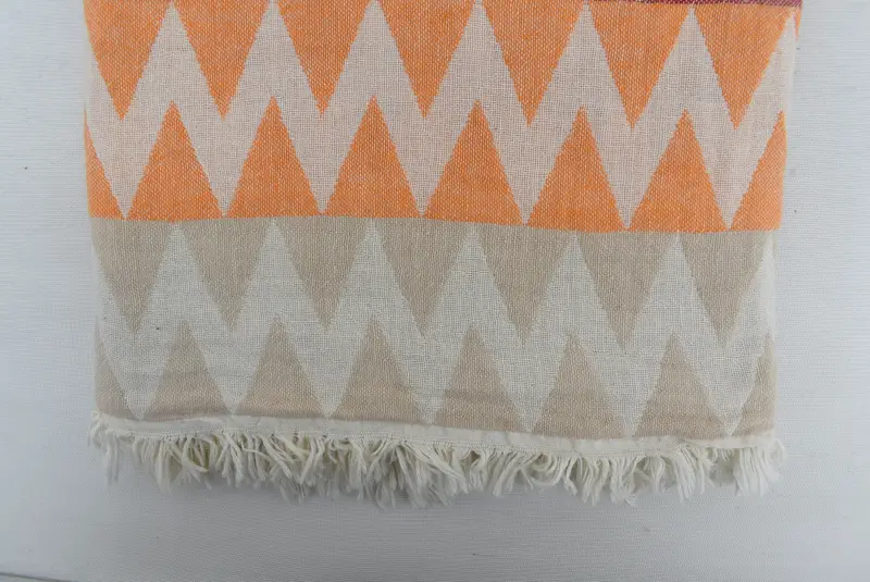 Bridesmaid Gift Towel, 70x40 Cotton Zigzag Design Towel, Best Friend Gift Ideas, Custom Bath Towel, Travel Towel, Peshtemal Towel, Gift For Him - 6