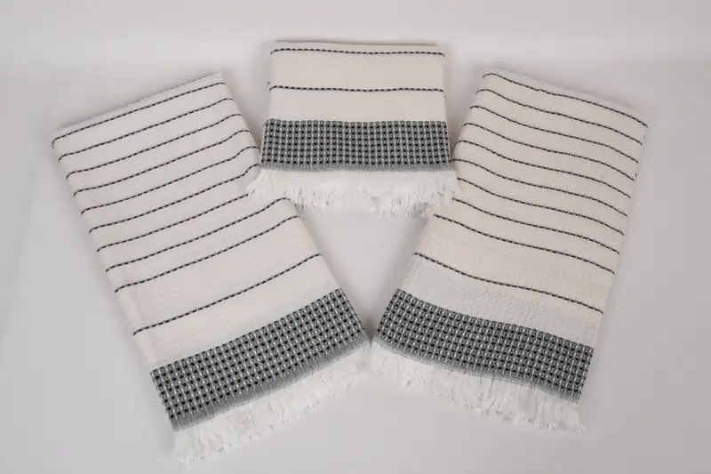 Embroidery Towels, 70x40 Cotton Waffle Towel, Personalized Bridesmaid Gift, Handmade Turkish Towel, Bridal Shower Gift, Bachelorette Party Favors - 6
