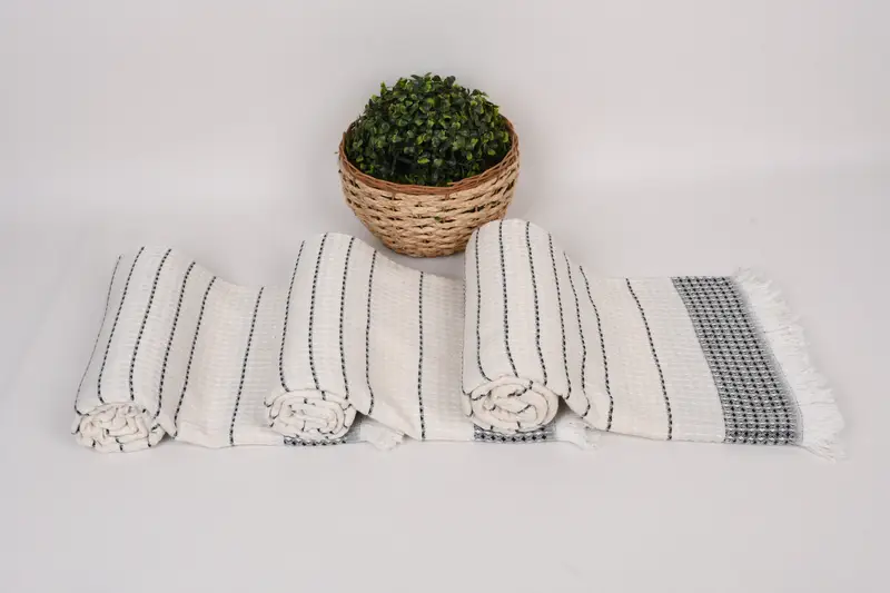 Embroidery Towels, 70x40 Cotton Waffle Towel, Personalized Bridesmaid Gift, Handmade Turkish Towel, Bridal Shower Gift, Bachelorette Party Favors - 8