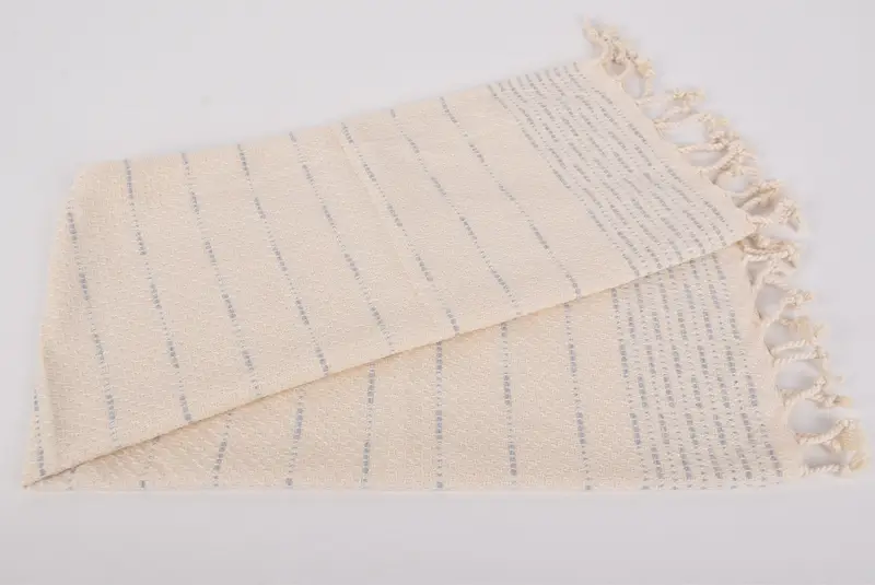 Monogram el havlu, kişiselleştirilmiş hediye, kişiselleştirilmiş mutfak havlu, düğün duş hediyesi, erkek arkadaş hediyesi, 36x18 pamuklu çizgili tasarım havlu - 4