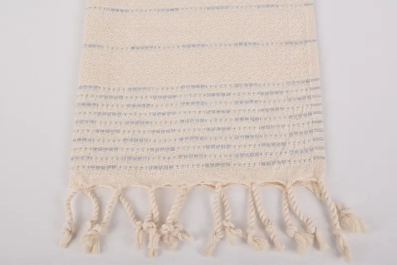 Monogram el havlu, kişiselleştirilmiş hediye, kişiselleştirilmiş mutfak havlu, düğün duş hediyesi, erkek arkadaş hediyesi, 36x18 pamuklu çizgili tasarım havlu - 3