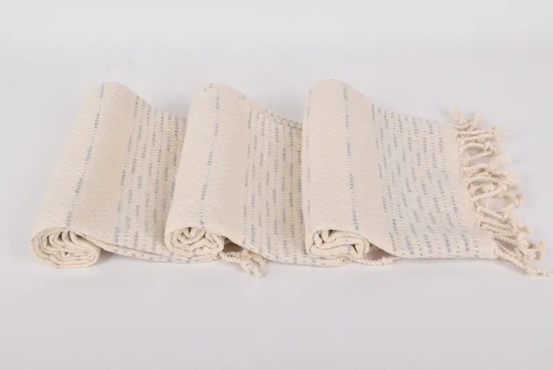 Monogram el havlu, kişiselleştirilmiş hediye, kişiselleştirilmiş mutfak havlu, düğün duş hediyesi, erkek arkadaş hediyesi, 36x18 pamuklu çizgili tasarım havlu - 8