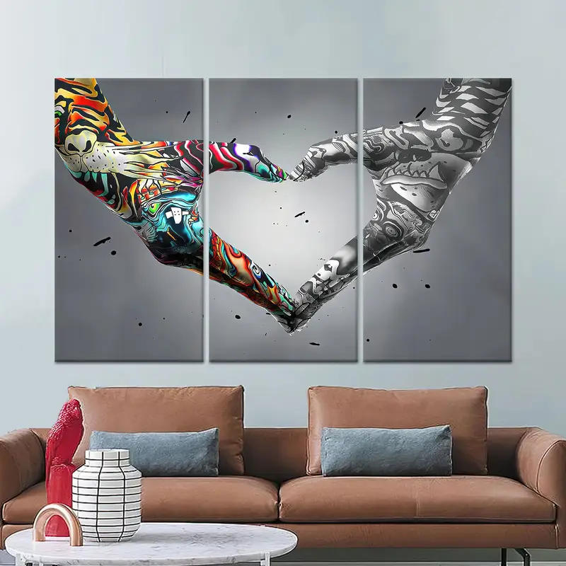 Çağdaş Banksy Graffiti Kanvas Tablo