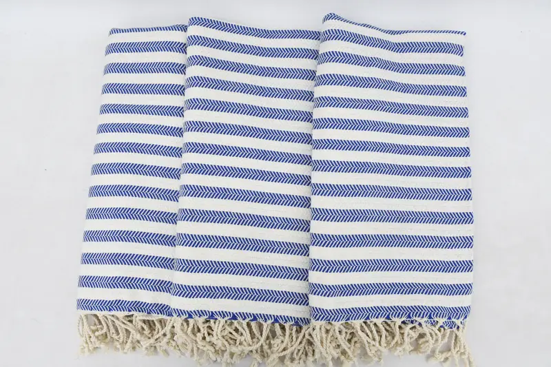 Turkish towel, 70x40 Cotton Herringbone Towel, Luxury Turkish Bath Towel, Embroidered Towel, Bulk Order Towel, Home Decor Towel, Sand-free towel - 3