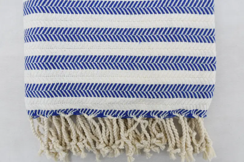 Turkish towel, 70x40 Cotton Herringbone Towel, Luxury Turkish Bath Towel, Embroidered Towel, Bulk Order Towel, Home Decor Towel, Sand-free towel - 5