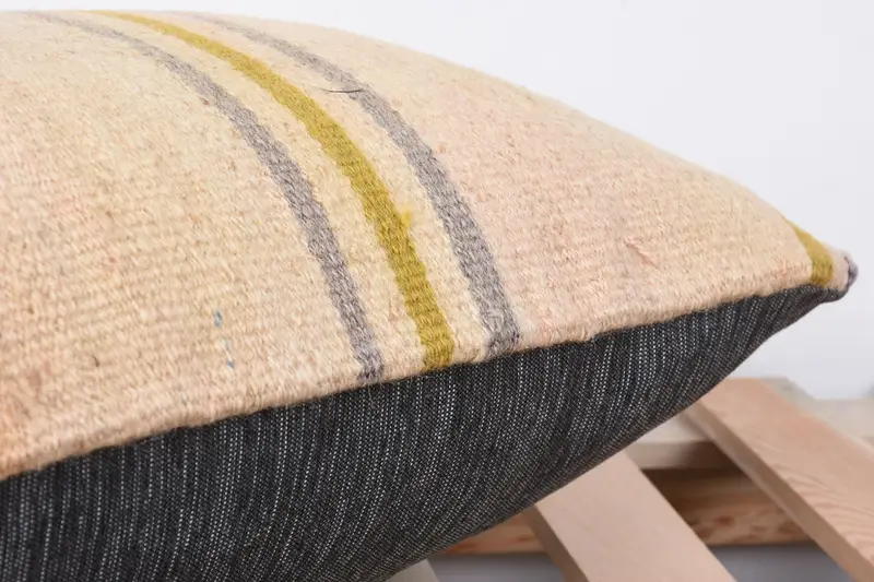 Kilim Pillow, Outdoor Patio Cushion Case, Vintage Kilim Throw Pillow, Pillow Case, Natural Pillow, 12x24 Red Cushion Case, Antique Pillows - 7