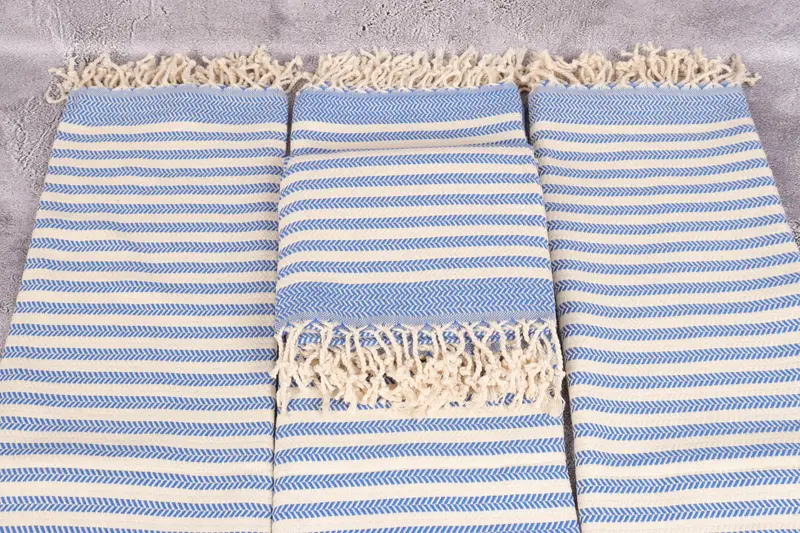 Hammam towel, Bachelor Gifts, Beach Towel Personalized, Peshtemal Towel, Bridal Party Gifts, 70x40 Cotton Chevron Towel, Valentines Day Gift For Her - 4
