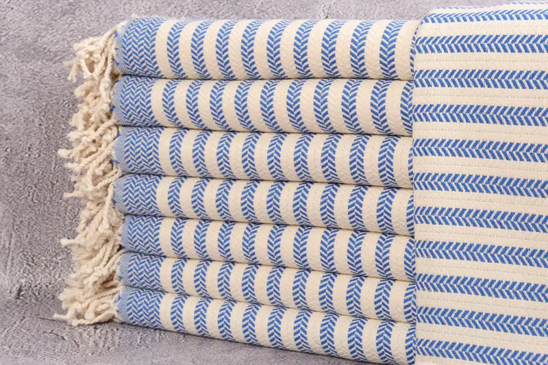 Hammam towel, Bachelor Gifts, Beach Towel Personalized, Peshtemal Towel, Bridal Party Gifts, 70x40 Cotton Chevron Towel, Valentines Day Gift For Her - 1