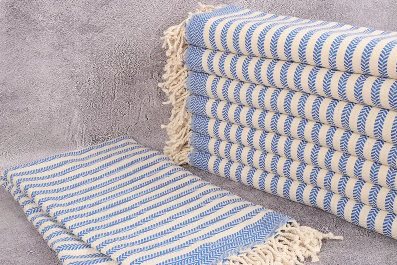 Hammam towel, Bachelor Gifts, Beach Towel Personalized, Peshtemal Towel, Bridal Party Gifts, 70x40 Cotton Chevron Towel, Valentines Day Gift For Her - 2