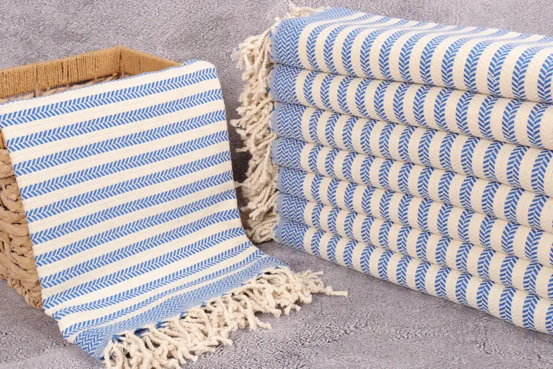 Hammam towel, Bachelor Gifts, Beach Towel Personalized, Peshtemal Towel, Bridal Party Gifts, 70x40 Cotton Chevron Towel, Valentines Day Gift For Her - 3