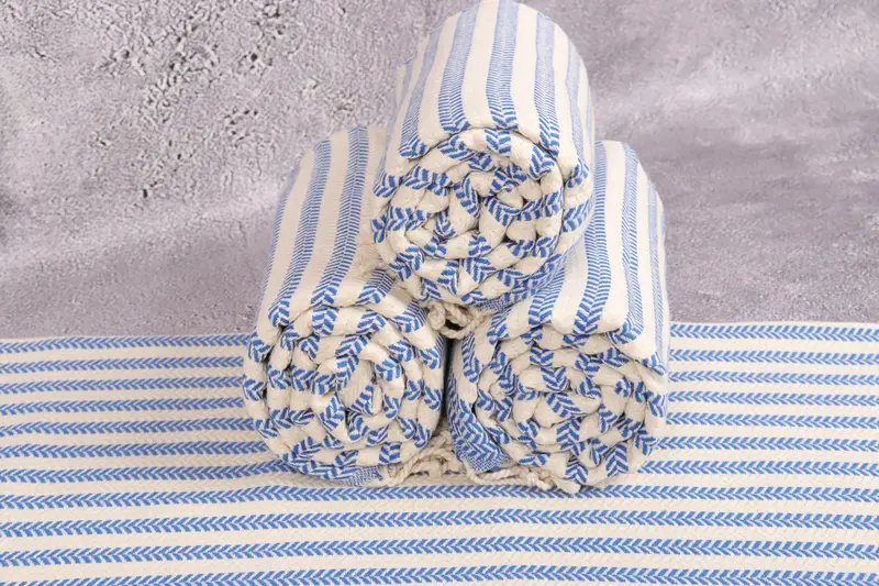 Hammam towel, Bachelor Gifts, Beach Towel Personalized, Peshtemal Towel, Bridal Party Gifts, 70x40 Cotton Chevron Towel, Valentines Day Gift For Her - 7