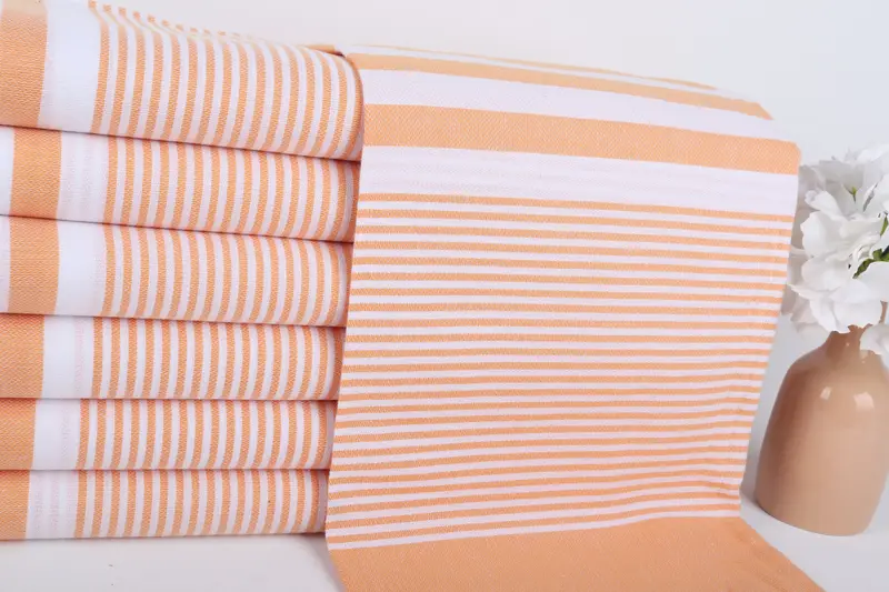 Wedding Favors, Bachelorette Party Favors Beach, Soft towel, Oversized Beach Towel, Handmade Gift, 70x40 Cotton Striped Towel, Turkish Towel Bulk - 2