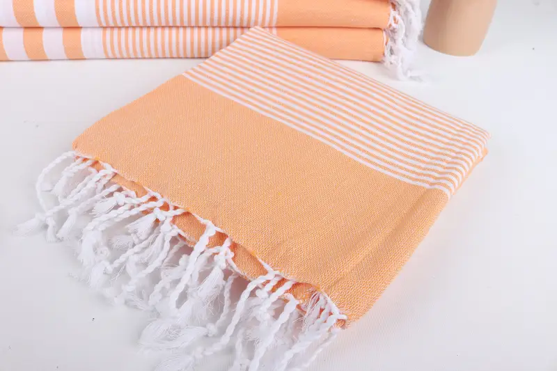 Wedding Favors, Bachelorette Party Favors Beach, Soft towel, Oversized Beach Towel, Handmade Gift, 70x40 Cotton Striped Towel, Turkish Towel Bulk - 5