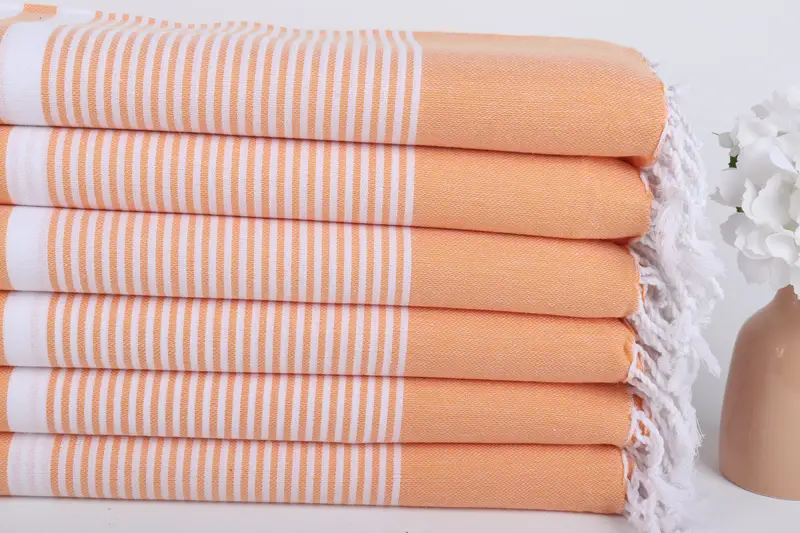 Wedding Favors, Bachelorette Party Favors Beach, Soft towel, Oversized Beach Towel, Handmade Gift, 70x40 Cotton Striped Towel, Turkish Towel Bulk - 3