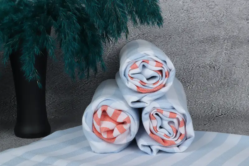 68x36 Cotton Striped Towel, Luxury towel, Custom Wedding Gifts, Wedding Towel, Lightweight Turkish towel for beach, Soft towel, Bachelor Party Gifts - 7