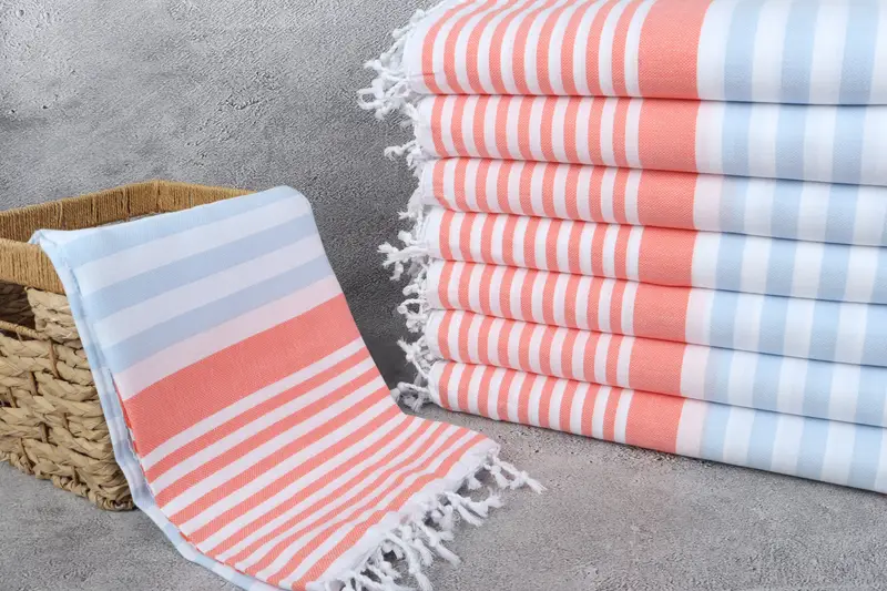 68x36 Cotton Striped Towel, Luxury towel, Custom Wedding Gifts, Wedding Towel, Lightweight Turkish towel for beach, Soft towel, Bachelor Party Gifts - 3
