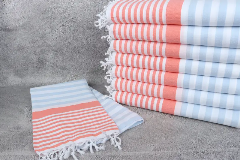 68x36 Cotton Striped Towel, Luxury towel, Custom Wedding Gifts, Wedding Towel, Lightweight Turkish towel for beach, Soft towel, Bachelor Party Gifts - 2
