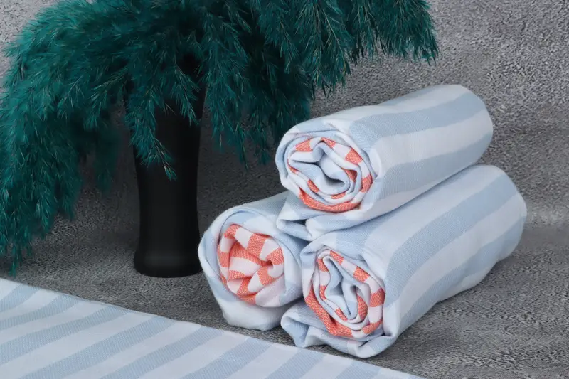 68x36 Cotton Striped Towel, Luxury towel, Custom Wedding Gifts, Wedding Towel, Lightweight Turkish towel for beach, Soft towel, Bachelor Party Gifts - 8