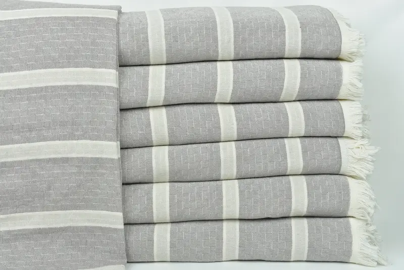 Turkish Blanket, 96x84 Cotton Striped Towel, Custom Wedding Gifts, Gift For Wedding Day, Decorative Blanket, Bachelor Bachelorette Party Favors