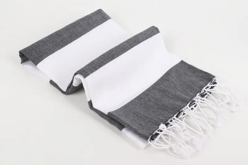 70x40 Cotton Striped Towel, Monogram Beach Towel, Wedding Favors, Beach Towel Gift, Beach Theme Bachelorette Party Gifts, Family Gift, Yoga Towel - 6