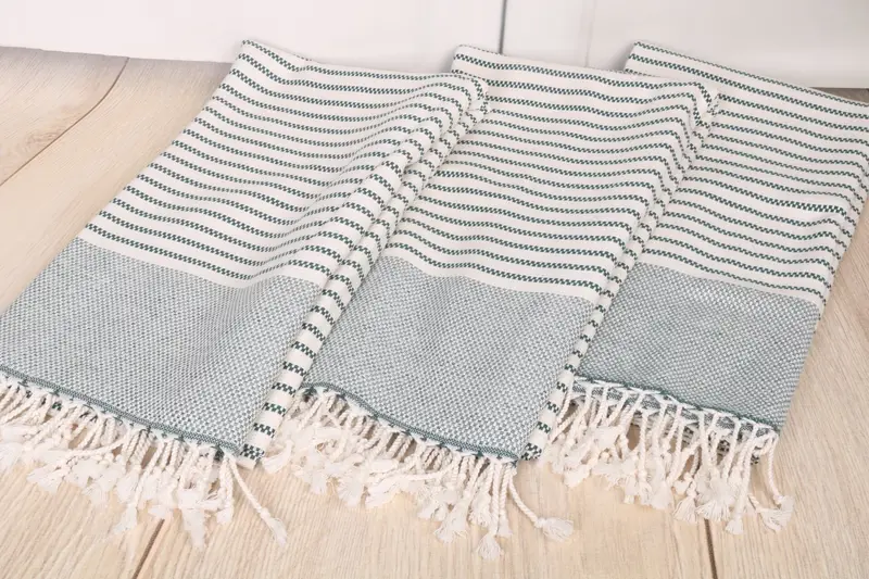 Peshtemal Towel, Sand-free towel, Spa Gift Towel, 76x40 Cotton Striped Towel, Quick-dry towel, Bachelorette Party Favors, Wedding Gift For Bride - 6