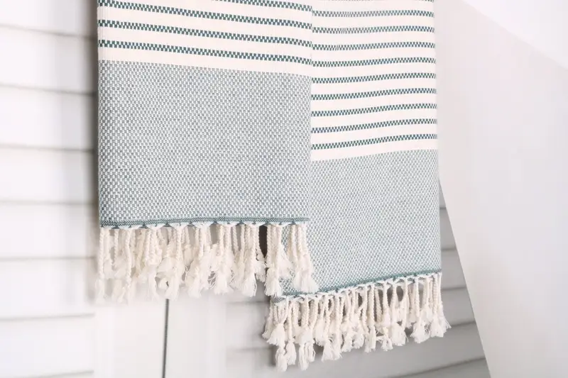 Peshtemal Towel, Sand-free towel, Spa Gift Towel, 76x40 Cotton Striped Towel, Quick-dry towel, Bachelorette Party Favors, Wedding Gift For Bride - 8