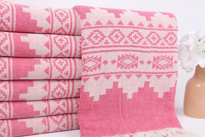 Best Wedding Gift, Valentines Gift, Fouta towel, Beach Wedding Favor, Organic towel, 70x36 Cotton Aztec Towel, Bachelorette Party Gifts Bridesmaids - 3