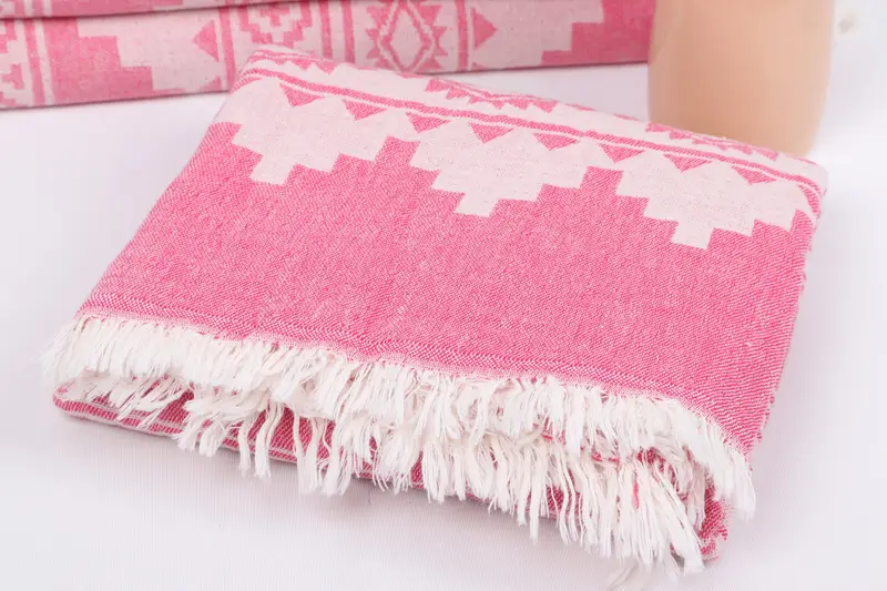 Best Wedding Gift, Valentines Gift, Fouta towel, Beach Wedding Favor, Organic towel, 70x36 Cotton Aztec Towel, Bachelorette Party Gifts Bridesmaids - 6
