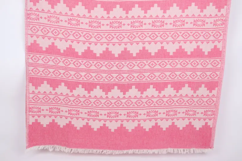Best Wedding Gift, Valentines Gift, Fouta towel, Beach Wedding Favor, Organic towel, 70x36 Cotton Aztec Towel, Bachelorette Party Gifts Bridesmaids - 1