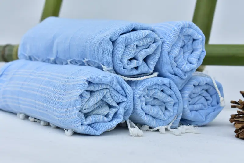 70x40 Cotton Striped Towel, Family Gift, Personalized Wedding Gift, Embroidered Turkish Towel, Spa Towel, Bachelorette Party Favors, Beach towel - 4