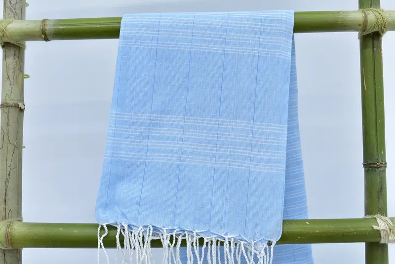 70x40 Cotton Striped Towel, Family Gift, Personalized Wedding Gift, Embroidered Turkish Towel, Spa Towel, Bachelorette Party Favors, Beach towel - 5