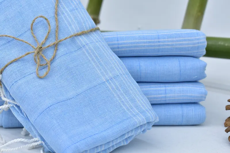 70x40 Cotton Striped Towel, Family Gift, Personalized Wedding Gift, Embroidered Turkish Towel, Spa Towel, Bachelorette Party Favors, Beach towel - 3