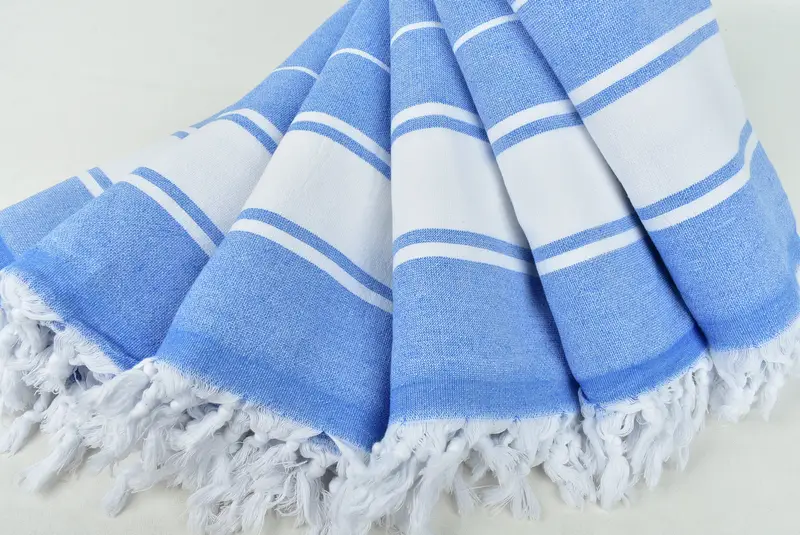 Organic Turkish towel, Bridal Shower Favors, Bachelorette Party Gifts Bridesmaids, 68x36 Cotton Striped Terry Towel, Bridal Party Gifts, Gym Towel - 4