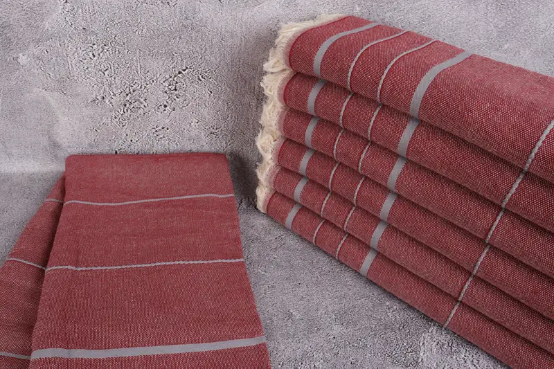 Bachelor Party Favors, Quick-dry towel, 70x40 Cotton Striped Towel, Organic Turkish towel, Organic cotton peshtemal for spa and beach, Turkish towel - 2