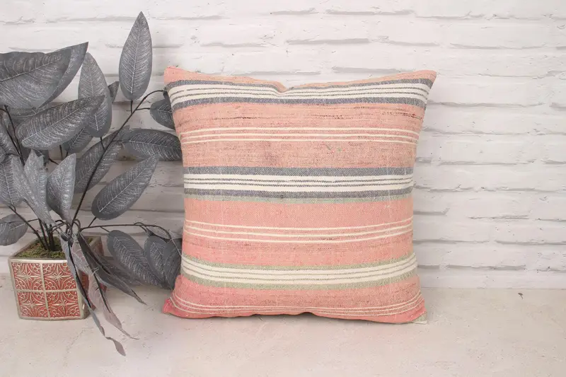 18x18 Red Pillow Cover, Ethnic Pillow Cover Pillow Case, Pillow Cover, Boho Pillow Sham Cover, Decorative Pillow, Antique Pillows, Pillow for Couch - 1