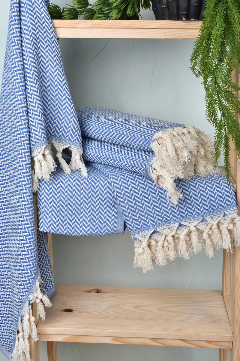 70x40 Cotton Chevron Towel, Custom Towel, Housewarming Gift, Bachelorette Party Favors, Engagement Gift, Girls Weekend Getaways Gifts, Summer Towel - 6