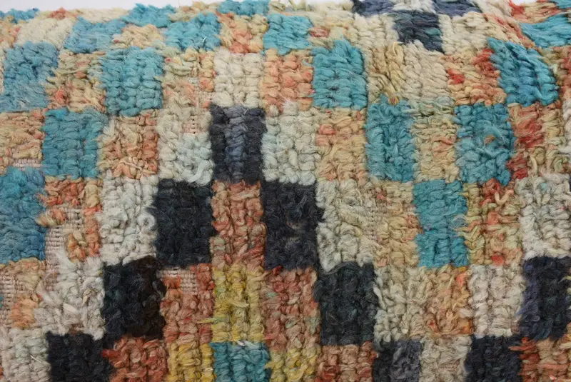 Turkish Bench Pillow, Southwestern Cushion, Pillow for Couch, Vintage Pillow, 16x48 Blue Pillow Case, Pillow Cover, Kilim Cushion Sham - 3