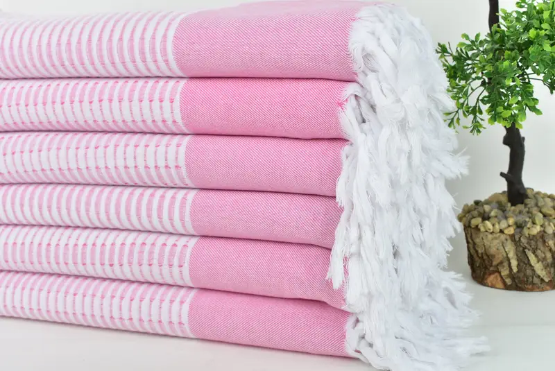 Peshtemal Towel, Custom Bath Towel, Gift Towel, 70x40 Cotton Geometric Towel, Custom Beach Towel, Bachelorette Party Favors, Personalized Gift - 3