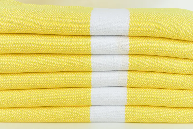 Turkish hand towel, Turkish fouta towel for outdoor use, Gift For Mom, Personalized Gifts, 70x40 Cotton Diamond Towel, Bridesmaid Gift Towel - 2