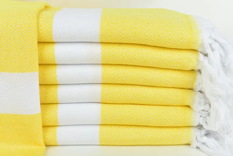 Turkish hand towel, Turkish fouta towel for outdoor use, Gift For Mom, Personalized Gifts, 70x40 Cotton Diamond Towel, Bridesmaid Gift Towel - 1