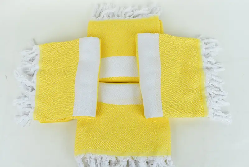 Turkish hand towel, Turkish fouta towel for outdoor use, Gift For Mom, Personalized Gifts, 70x40 Cotton Diamond Towel, Bridesmaid Gift Towel - 6