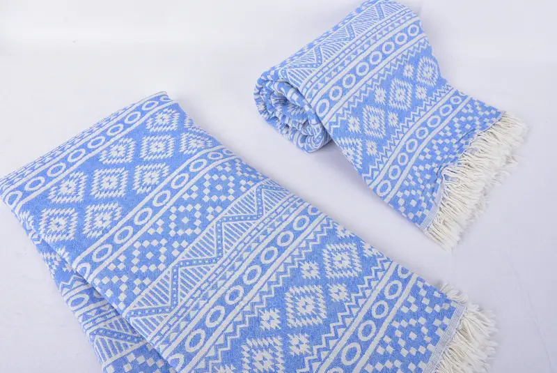 Bachelorette Party Gift, Beach Bachelorette Party Decorations, 68x36 Cotton Geometric Towel, Bachelorette Favor, Hammam towel, Custom Wedding Gift - 8