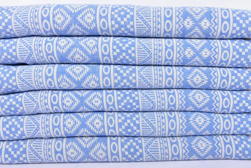 Bachelorette Party Gift, Beach Bachelorette Party Decorations, 68x36 Cotton Geometric Towel, Bachelorette Favor, Hammam towel, Custom Wedding Gift - 3