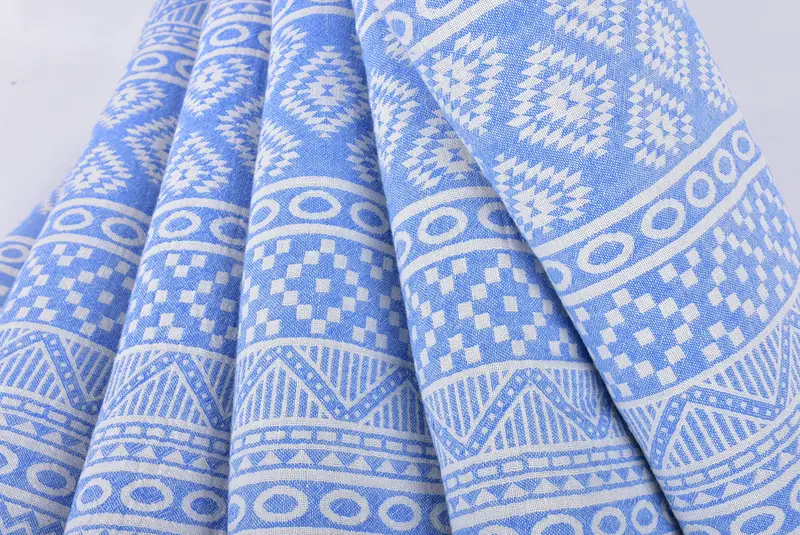 Bachelorette Party Gift, Beach Bachelorette Party Decorations, 68x36 Cotton Geometric Towel, Bachelorette Favor, Hammam towel, Custom Wedding Gift - 6