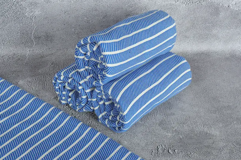 Turkish hand towel, Wedding For Favor, Valentines Day Gift For Her, Quick-Dry Beach Towel, Bath towel, Turkish Towel Set, 70x40 Bamboo Striped Towel - 8