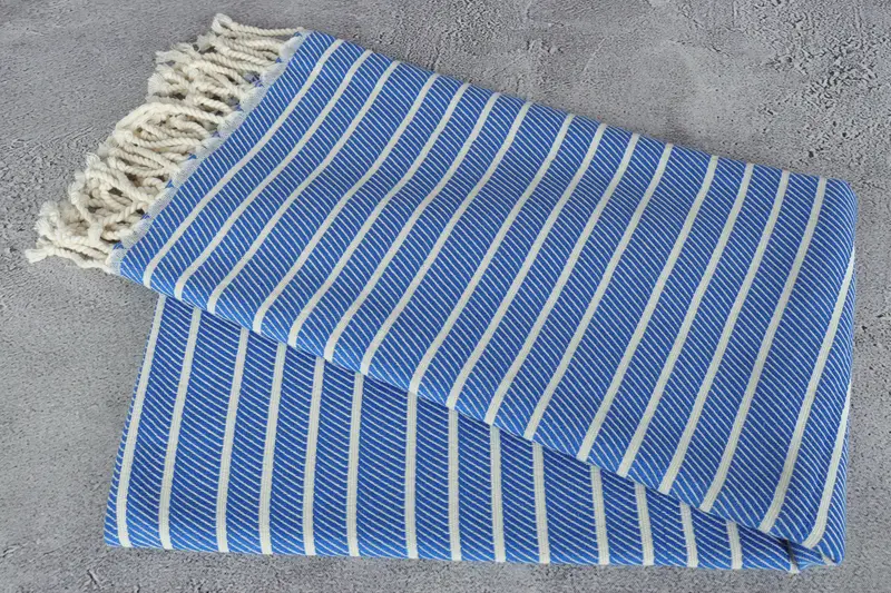 Turkish hand towel, Wedding For Favor, Valentines Day Gift For Her, Quick-Dry Beach Towel, Bath towel, Turkish Towel Set, 70x40 Bamboo Striped Towel - 6