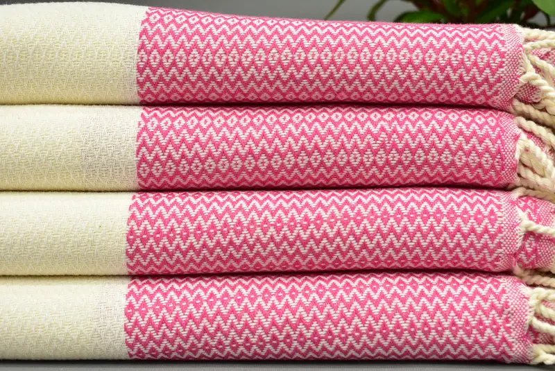 Custom Wedding Gifts, Custom Turkish Towel, Housewarming Gift, Mother Of The Groom Gift, 70x40 Cotton Diamond Towel, Fouta towel, Absorbent towel - 1