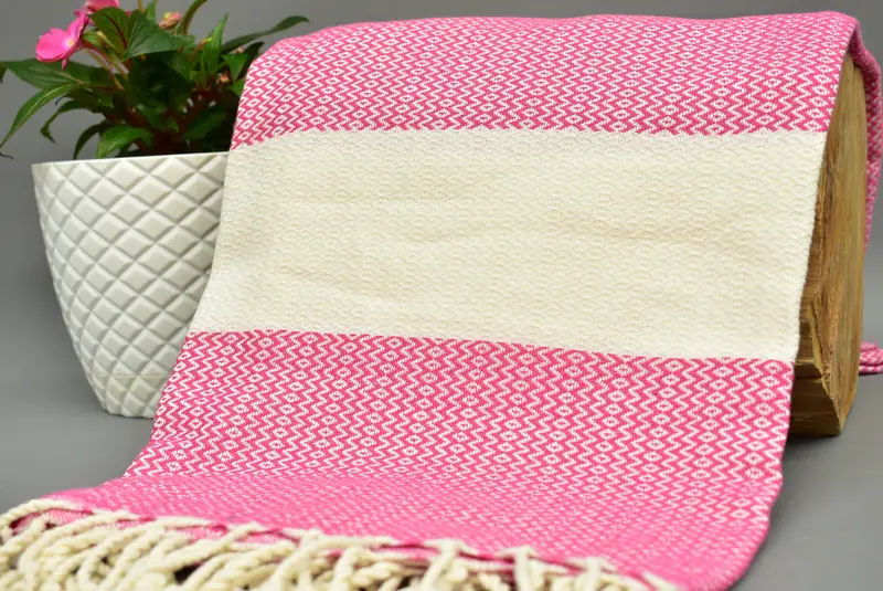 Custom Wedding Gifts, Custom Turkish Towel, Housewarming Gift, Mother Of The Groom Gift, 70x40 Cotton Diamond Towel, Fouta towel, Absorbent towel - 4