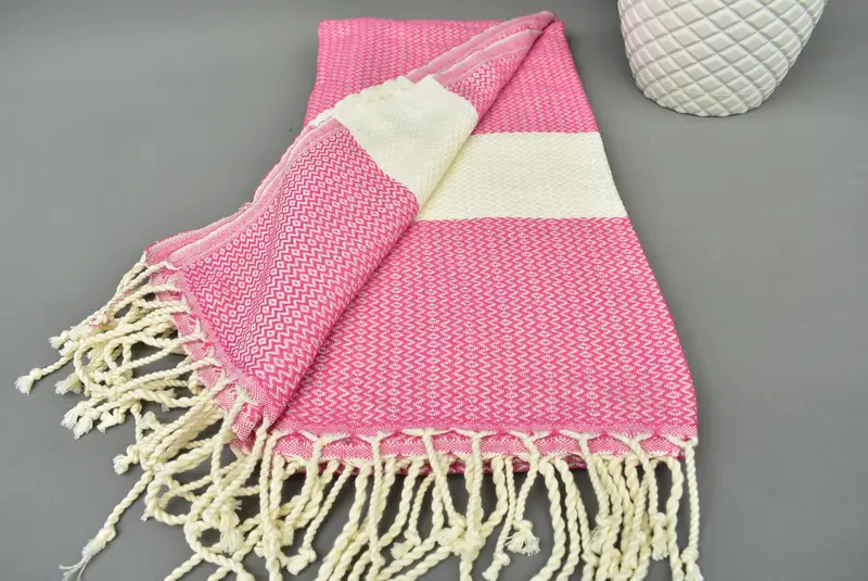 Custom Wedding Gifts, Custom Turkish Towel, Housewarming Gift, Mother Of The Groom Gift, 70x40 Cotton Diamond Towel, Fouta towel, Absorbent towel - 7